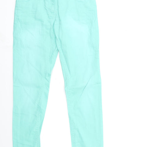 Yigga Girls Green  Denim Skinny Jeans Size 12-13 Years