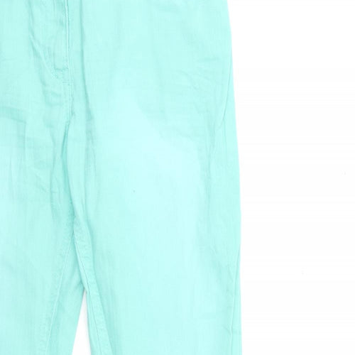 Yigga Girls Green  Denim Skinny Jeans Size 12-13 Years