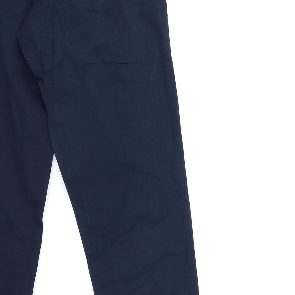 RESERVED Womens Blue   Chino Trousers Size 6 L31 in