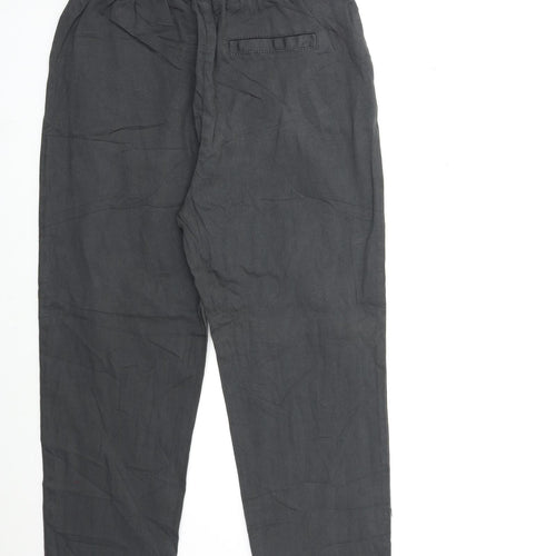 Preworn Womens Grey  Denim Mom Jeans Size 30 in L26 in