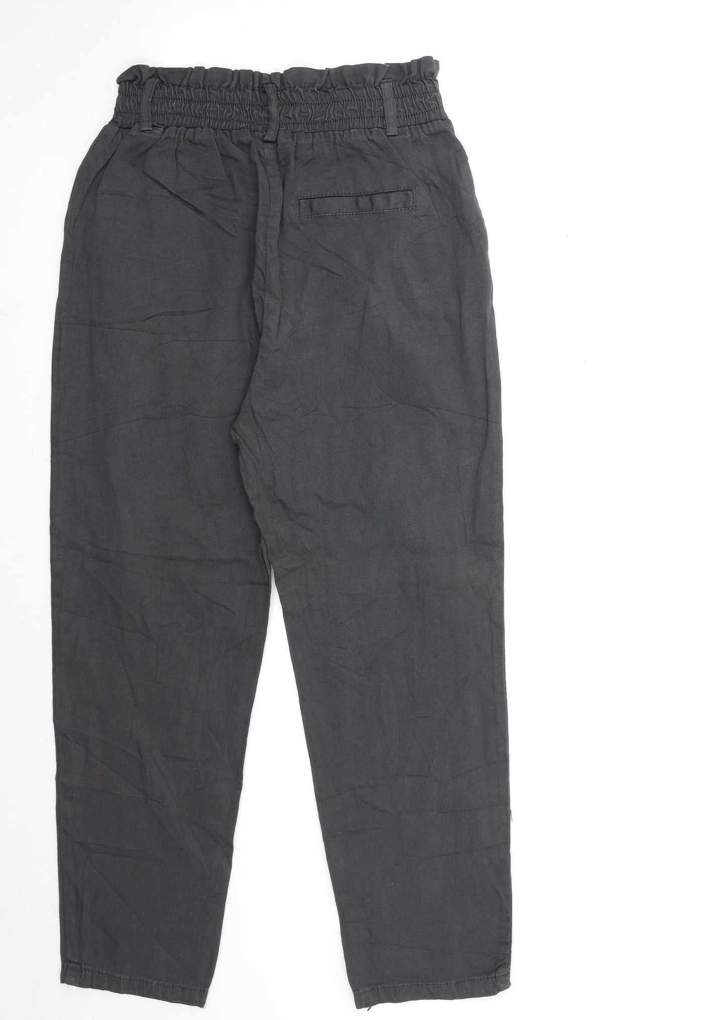 Preworn Womens Grey  Denim Mom Jeans Size 30 in L26 in