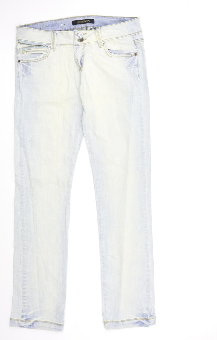 House Jeans Womens Blue  Denim Straight Jeans Size 31 in L34 in