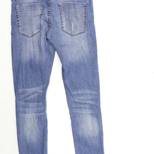 SINSAY Womens Blue  Denim Skinny Jeans Size 8 L28 in