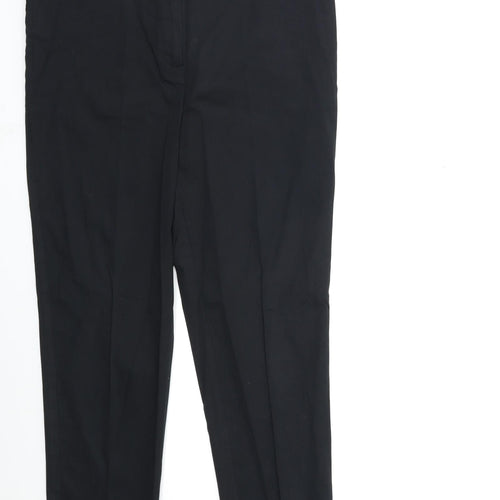 Preworn Womens Black   Trousers  Size 34 in L27 in