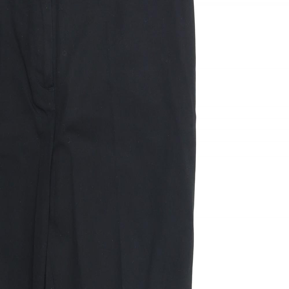 Preworn Womens Black   Trousers  Size 34 in L27 in
