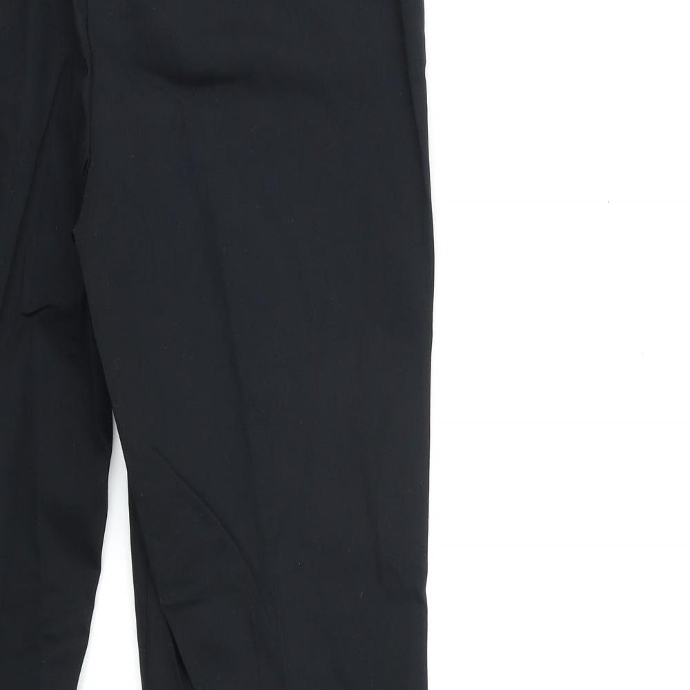 Preworn Womens Black   Trousers  Size 34 in L27 in