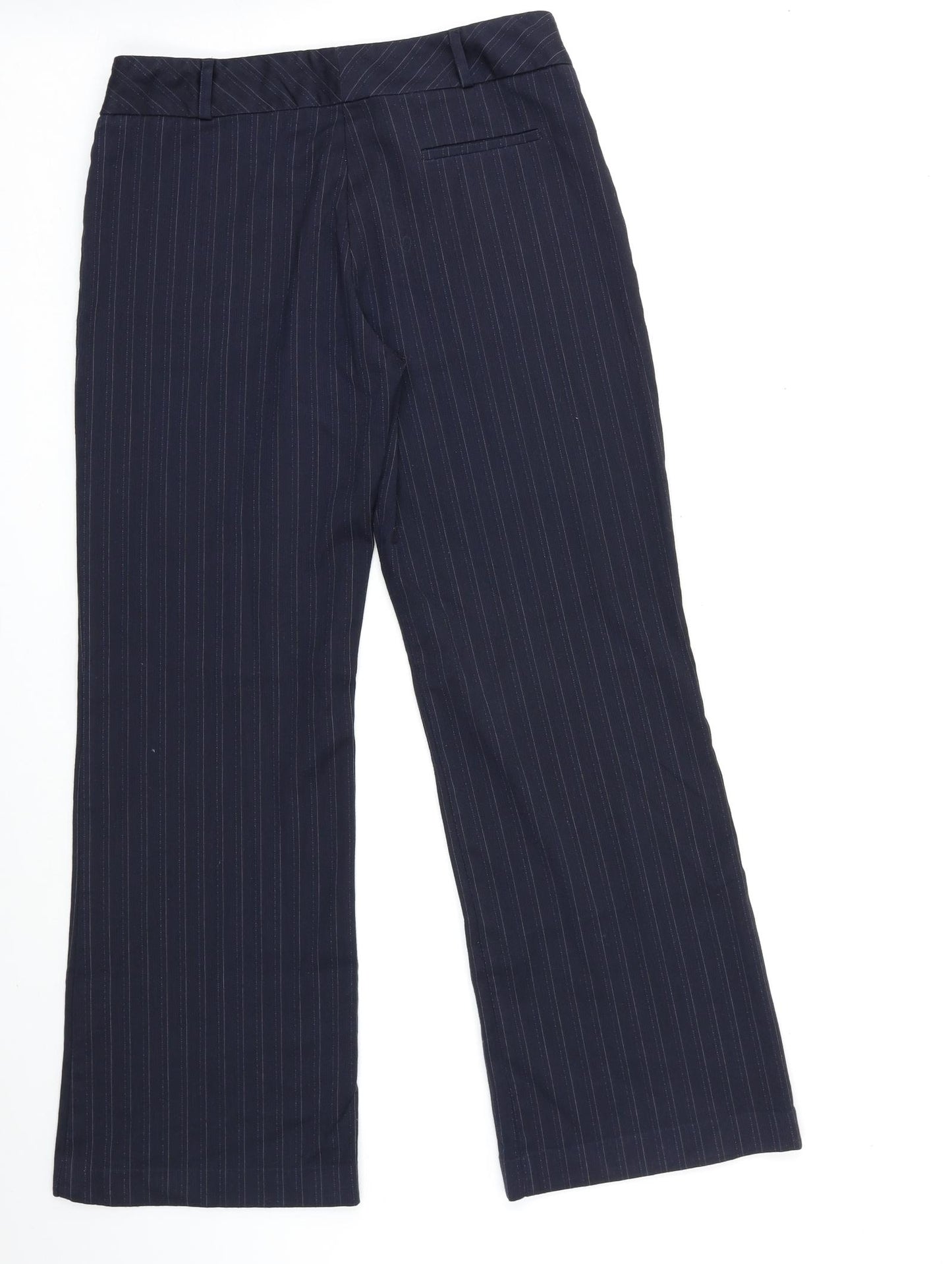 st bernard Womens Blue Striped  Trousers  Size 12 L30 in