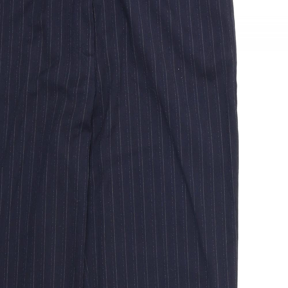 st bernard Womens Blue Striped  Trousers  Size 12 L30 in