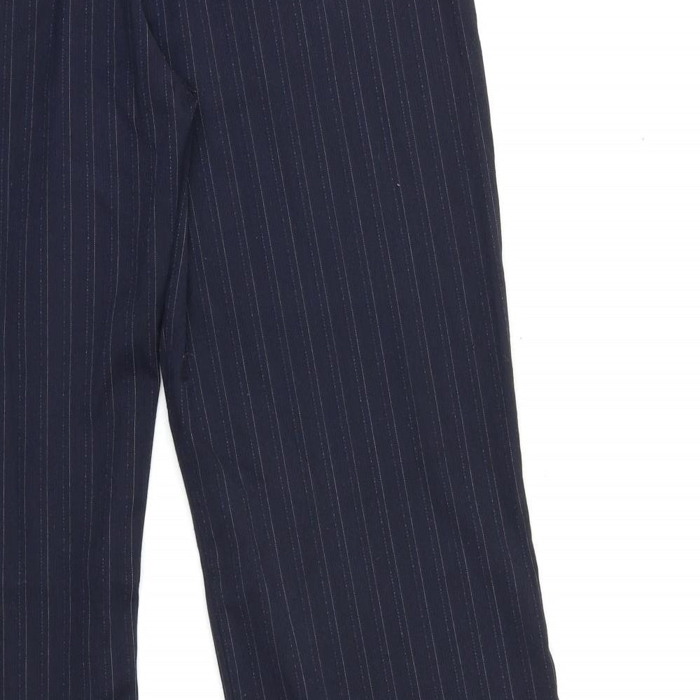 st bernard Womens Blue Striped  Trousers  Size 12 L30 in