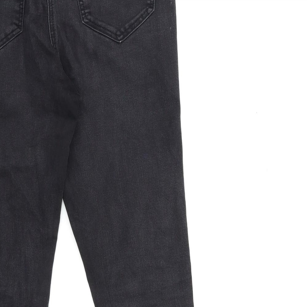Very Womens Black  Denim Skinny Jeans Size 12 L28 in