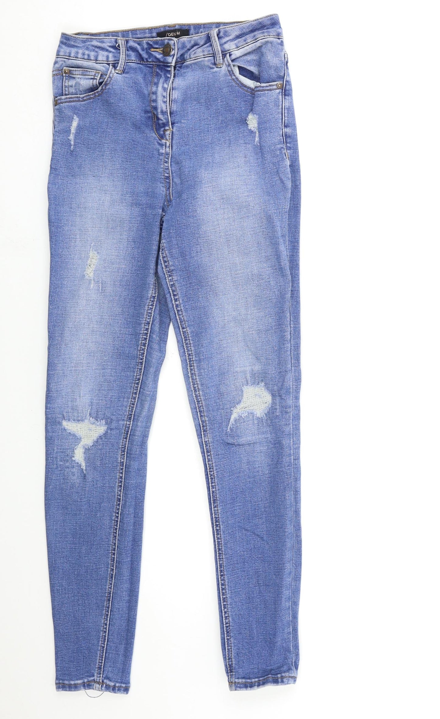 Matalan Womens Blue  Denim Skinny Jeans Size 10 L29 in