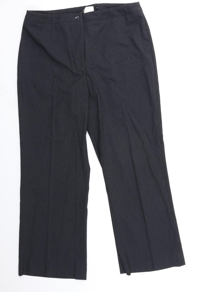Tribal Womens Black   Trousers  Size 12 L29 in