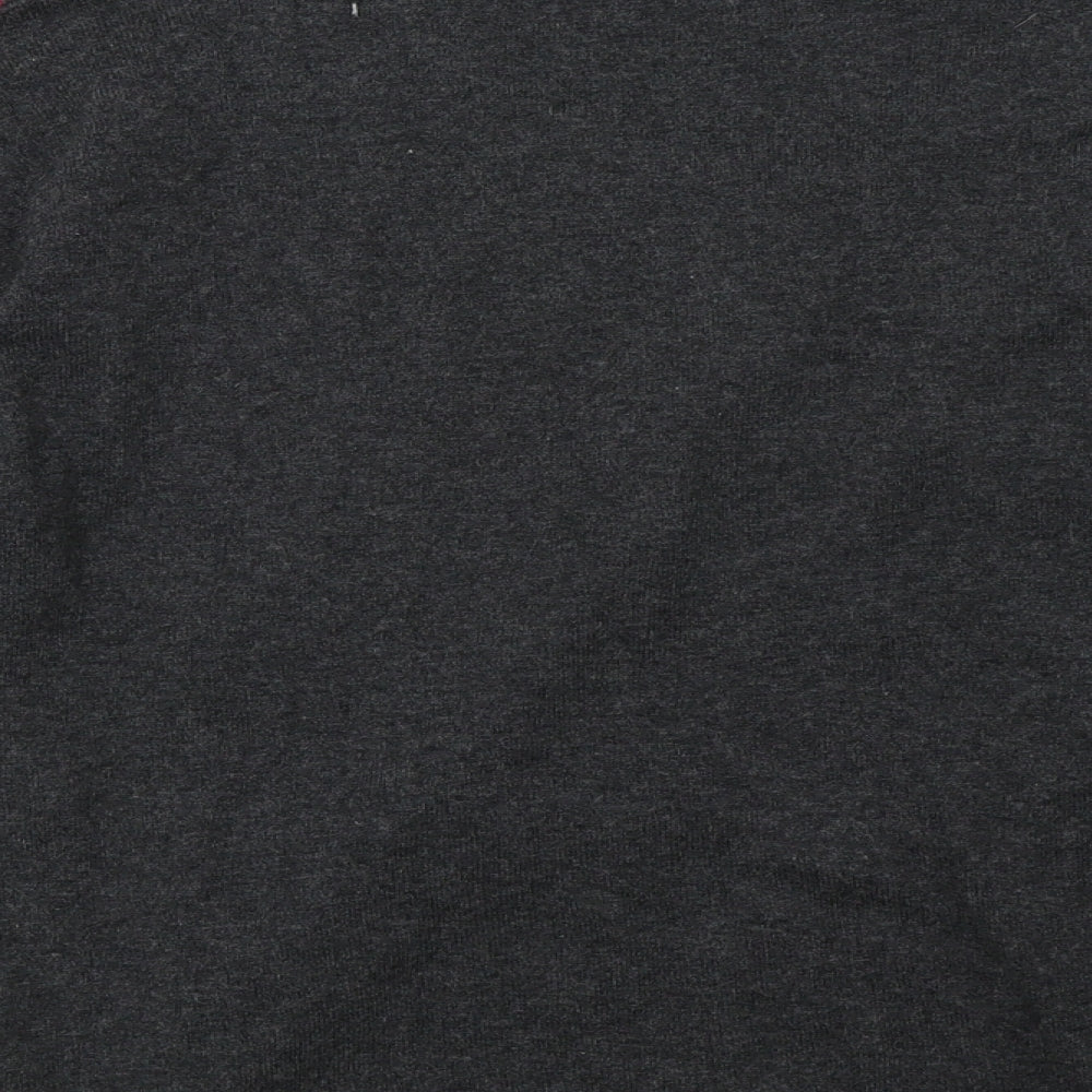 Emreco Womens Grey Geometric  Pullover Sweatshirt Size 18