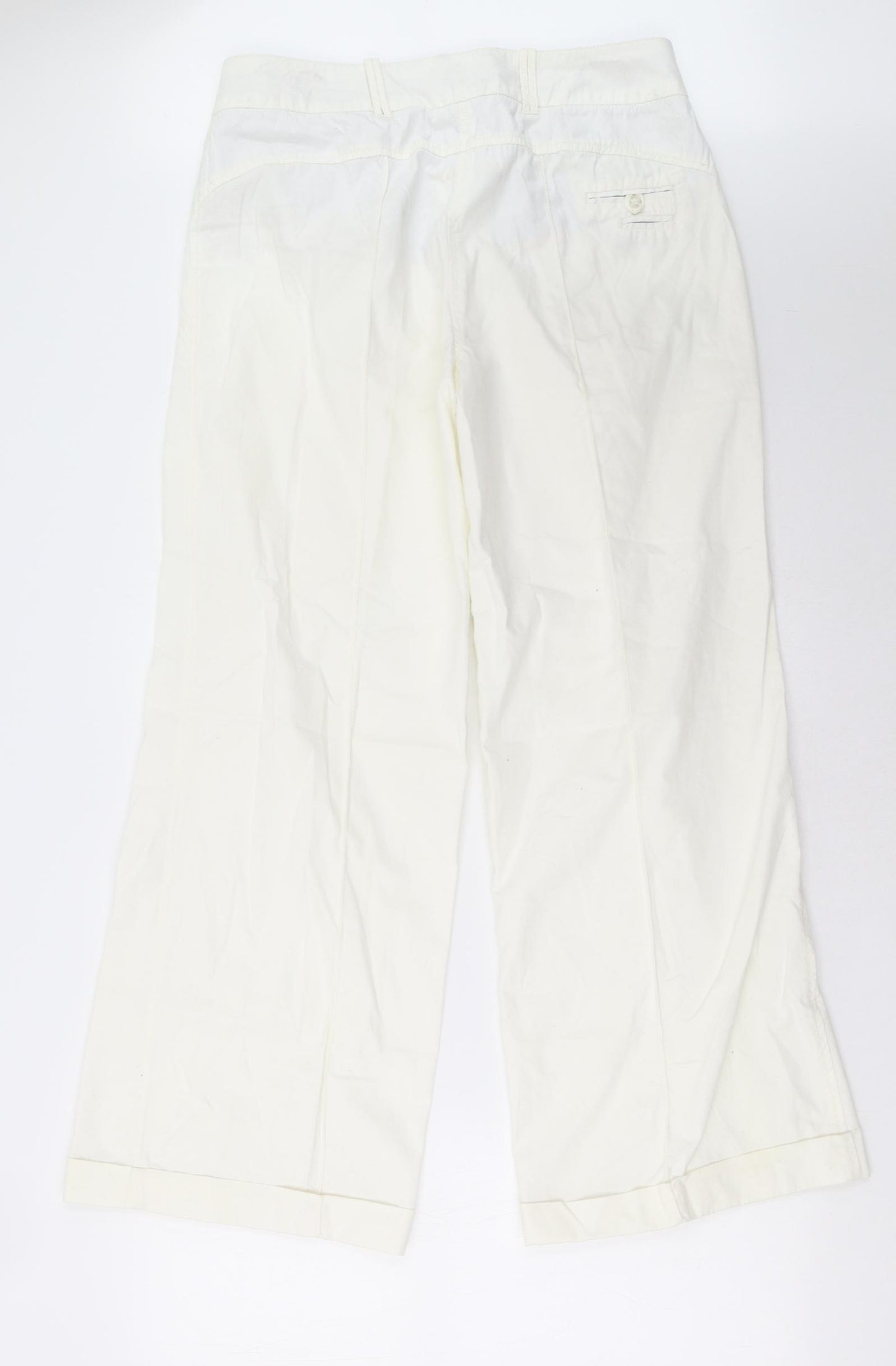 Joules Womens White   Trousers  Size 8 L32 in