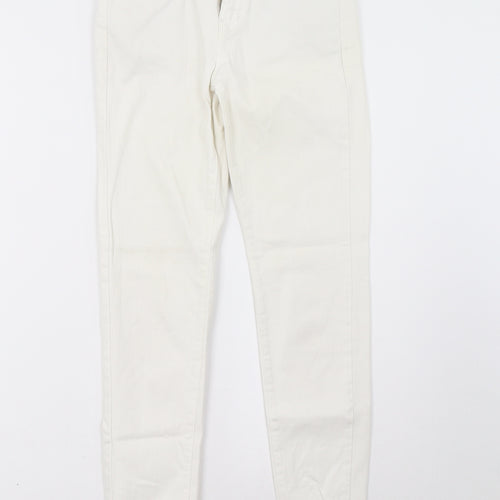Preworn Womens White   Skinny Jeans Size 6 L28 in