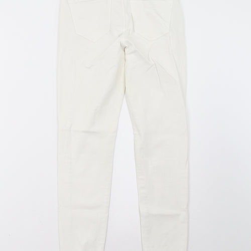 Preworn Womens White   Skinny Jeans Size 6 L28 in