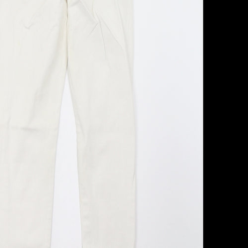 Preworn Womens White   Skinny Jeans Size 6 L28 in