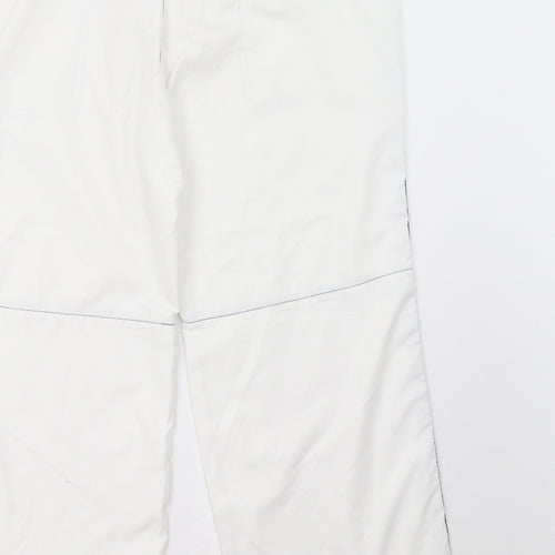 l.f.l Womens White   Cropped Trousers Size 12 L24 in