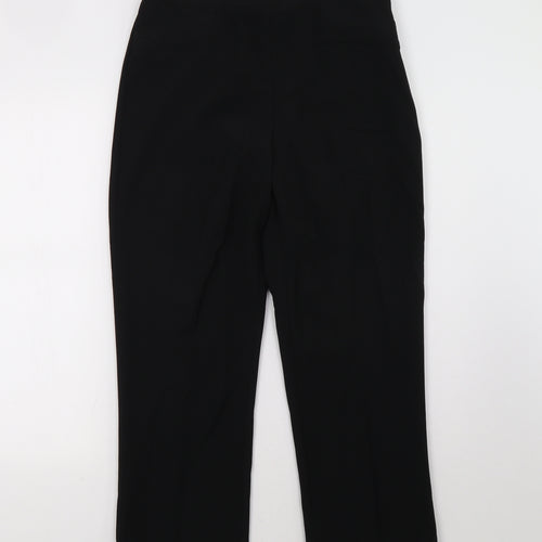 BM Womens Black   Trousers  Size 12 L28 in