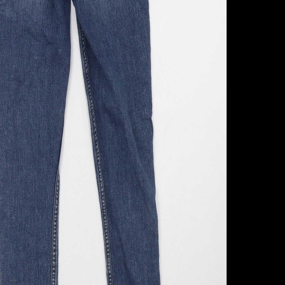 H&M Womens Blue   Skinny Jeans Size 6 L31 in