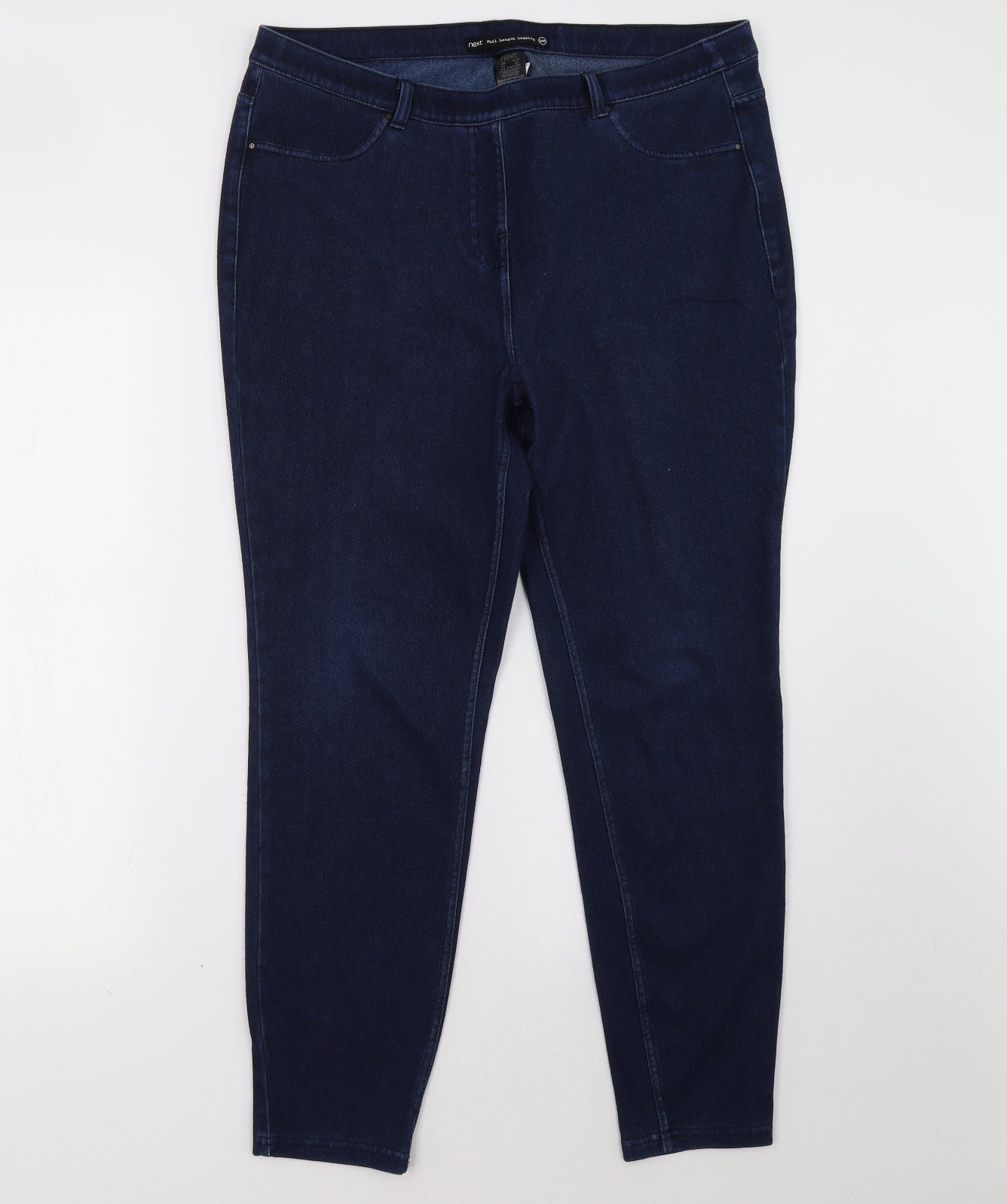 NEXT Womens Blue   Jegging Trousers Size 16 L28 in
