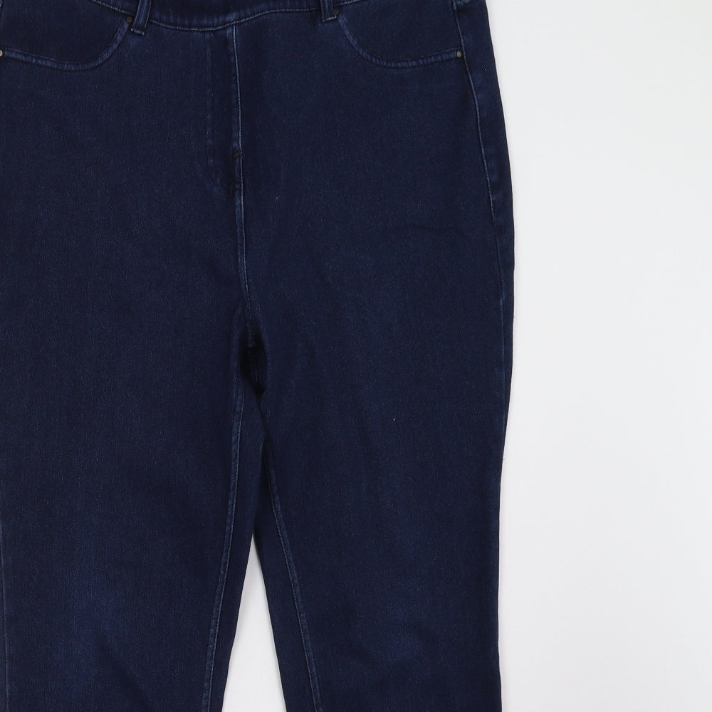 NEXT Womens Blue   Jegging Trousers Size 16 L28 in