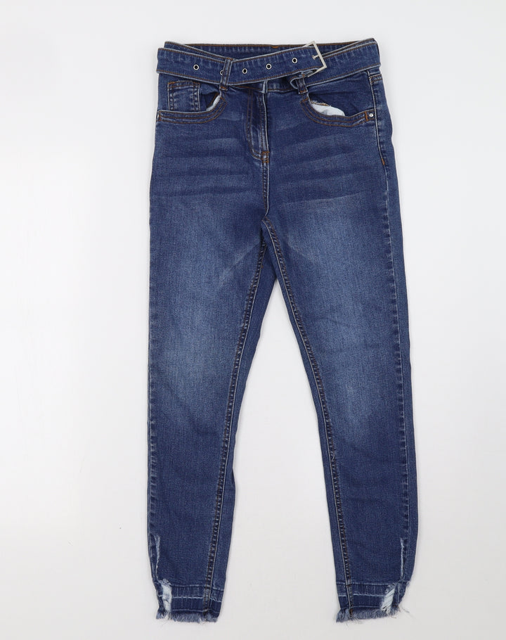 M&Co Girls Blue Denim Skinny Jeans Size 12 Years