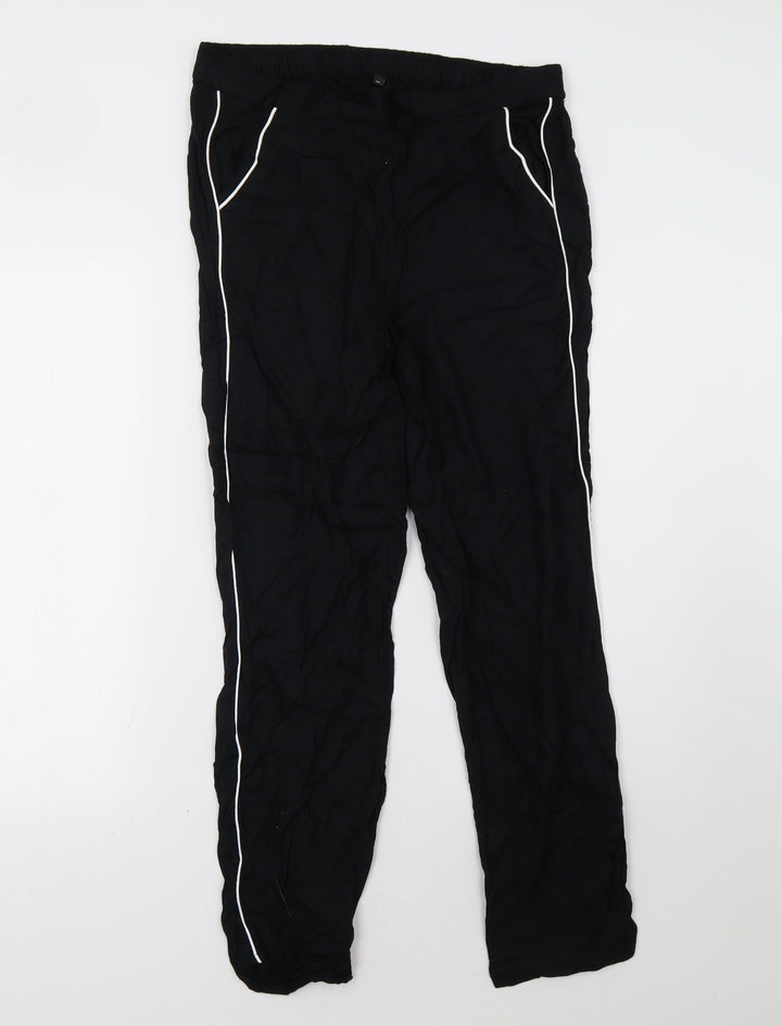 House of Fraser Womens Black   Trousers  Size M L30 in