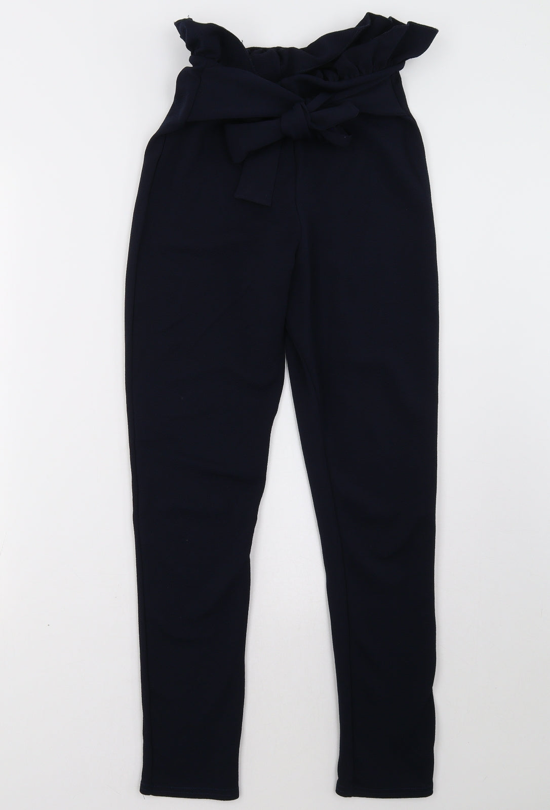 PRETTYLITTLETHING Womens Blue   Trousers  Size 8 L29 in