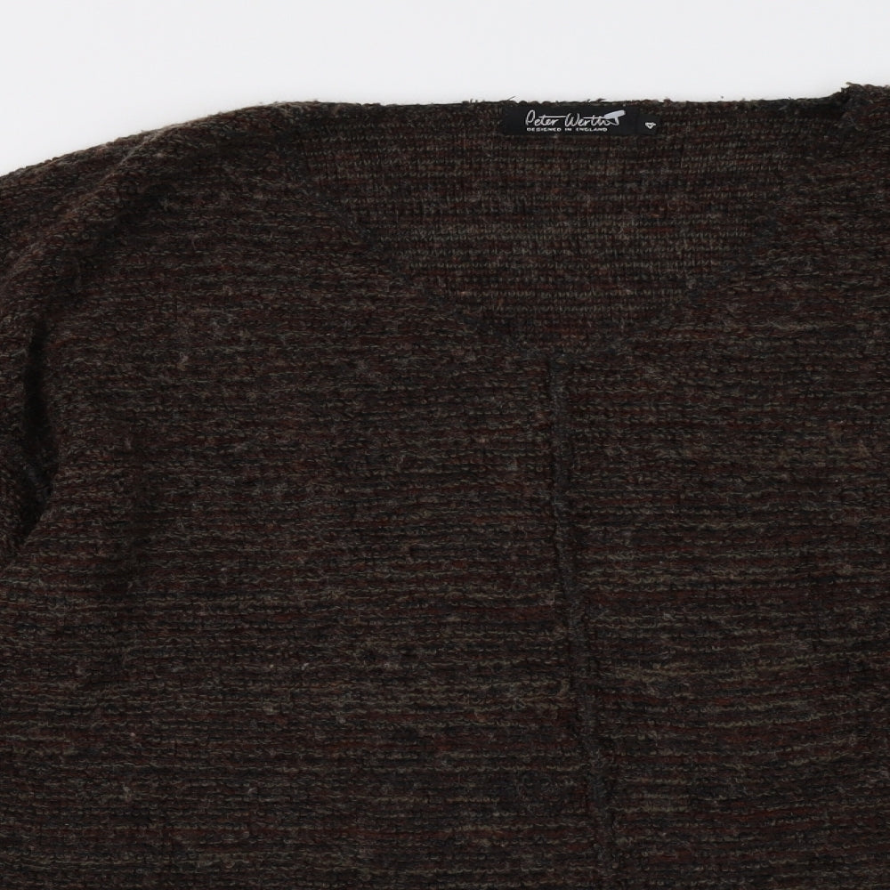 Peter Werth Mens Brown   Pullover Sweatshirt Size XL