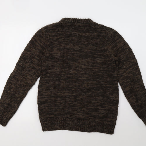 refectory Mens Brown   Pullover Sweatshirt Size M