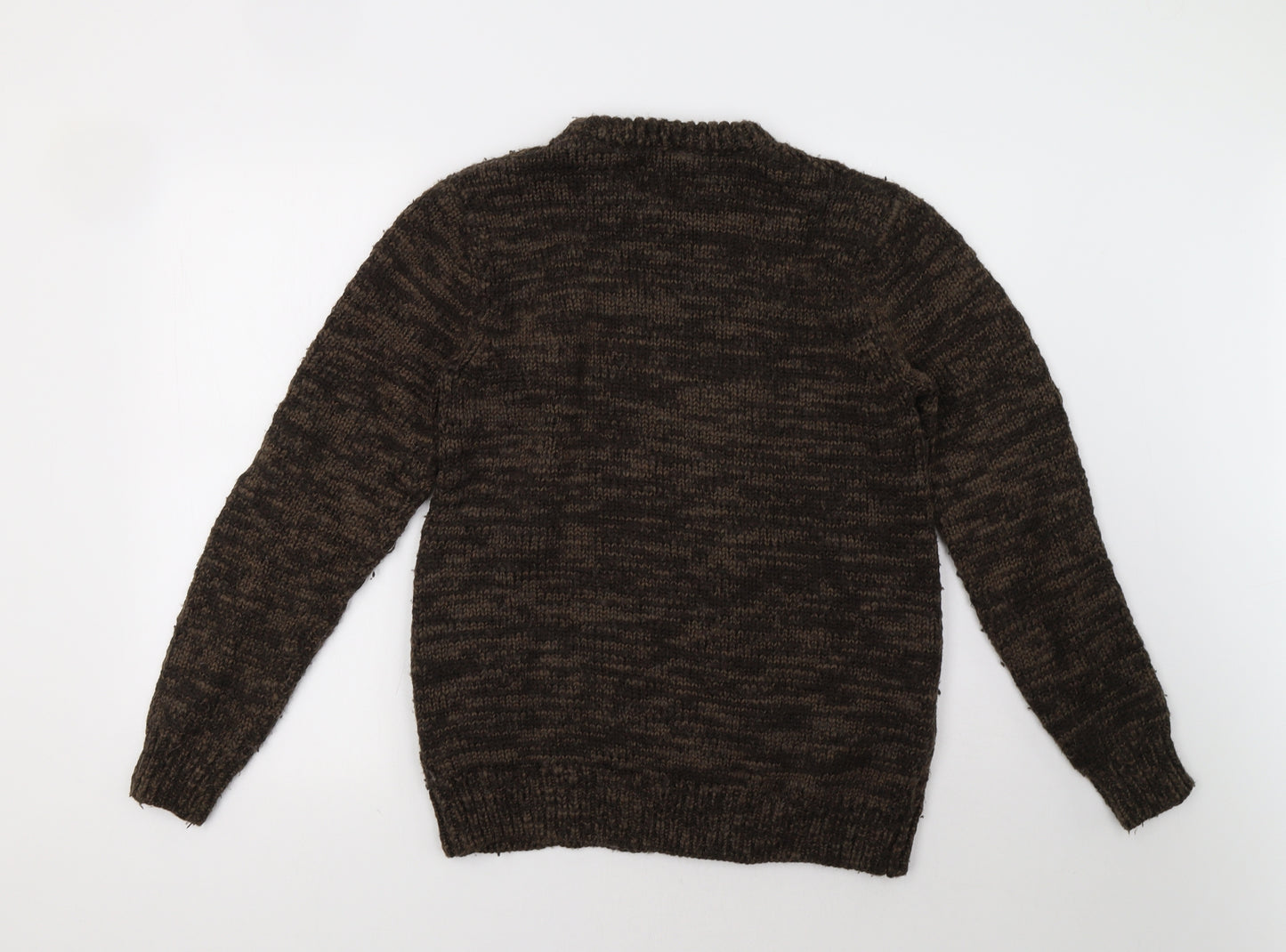 refectory Mens Brown   Pullover Sweatshirt Size M