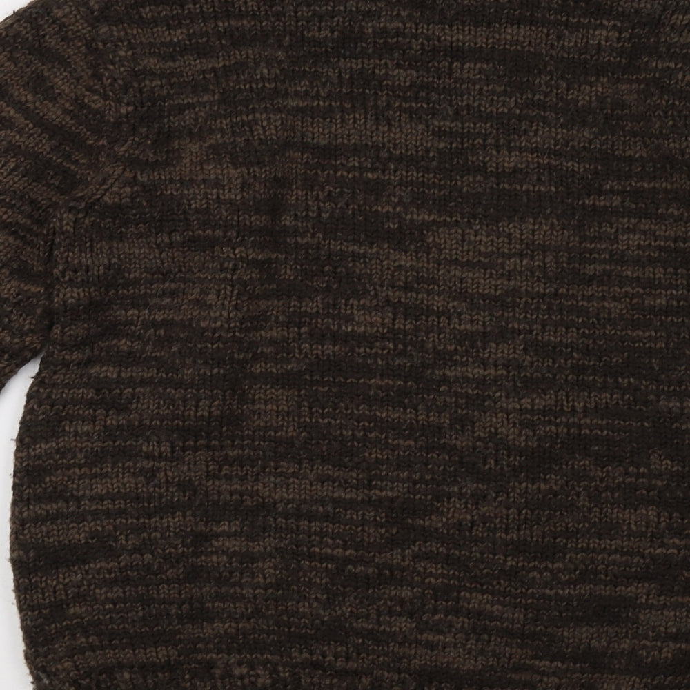 refectory Mens Brown   Pullover Sweatshirt Size M