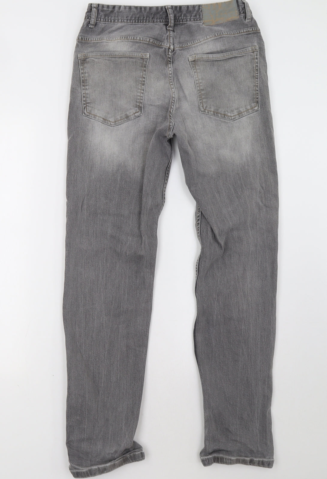 Primark Mens Grey   Straight Jeans Size 32 L32 in