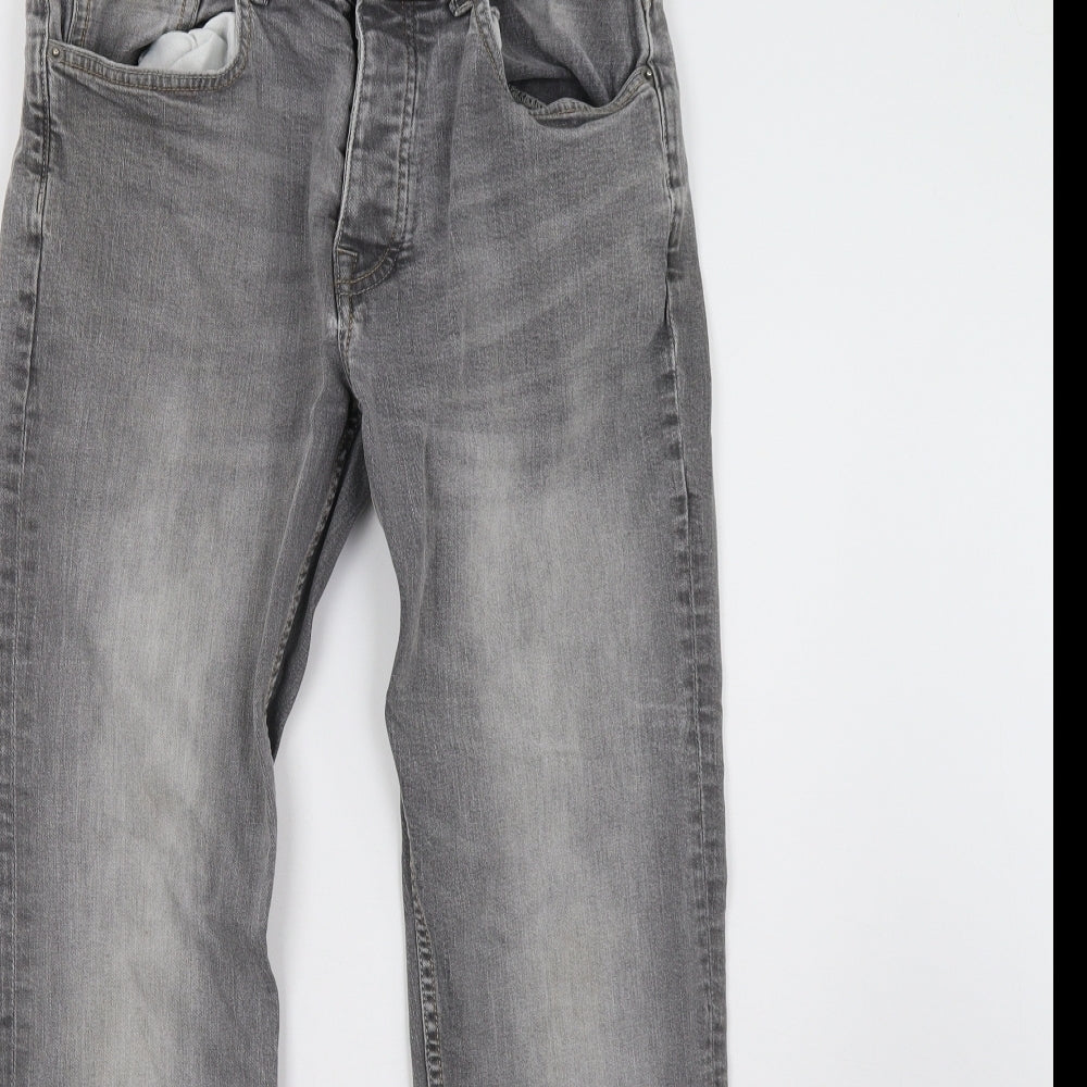 Primark Mens Grey   Straight Jeans Size 32 L32 in