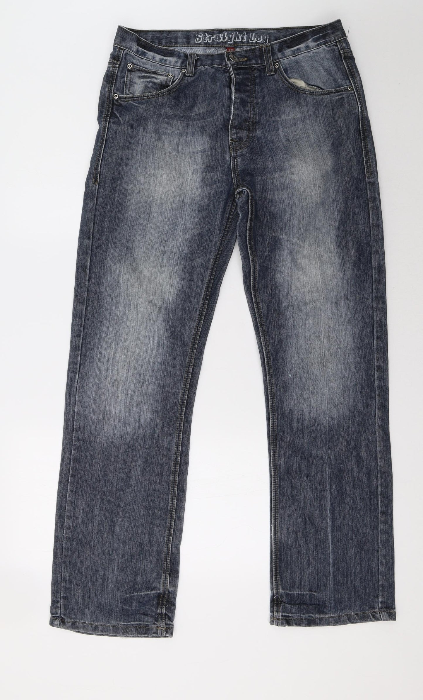Primark Mens Blue   Straight Jeans Size 32 L32 in