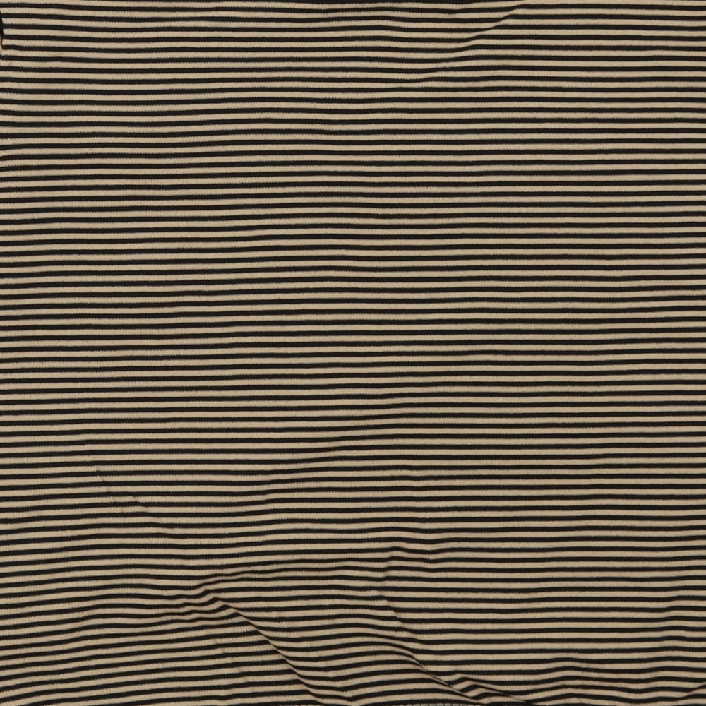 Marks and Spencer Womens Brown Striped  Pullover Sweatshirt Size 14