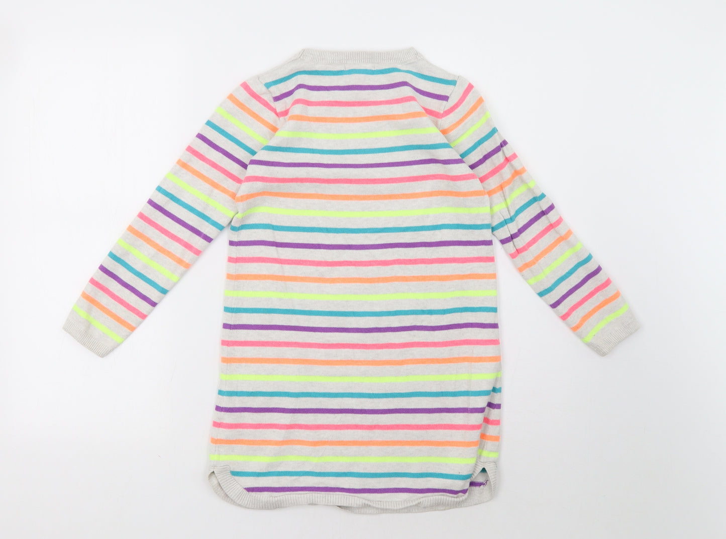 Gap Girls Multicoloured Striped  Jumper Dress  Size 10-11 Years