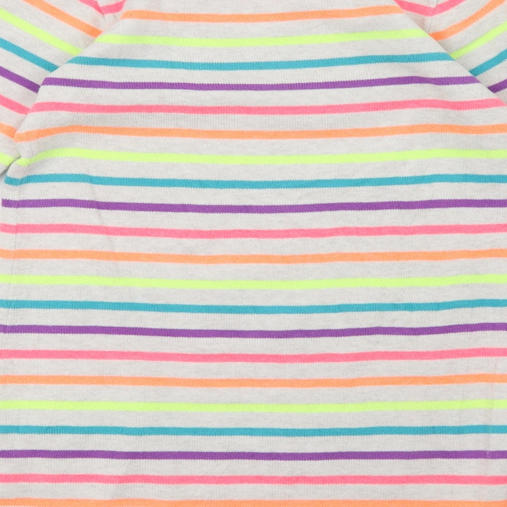 Gap Girls Multicoloured Striped  Jumper Dress  Size 10-11 Years