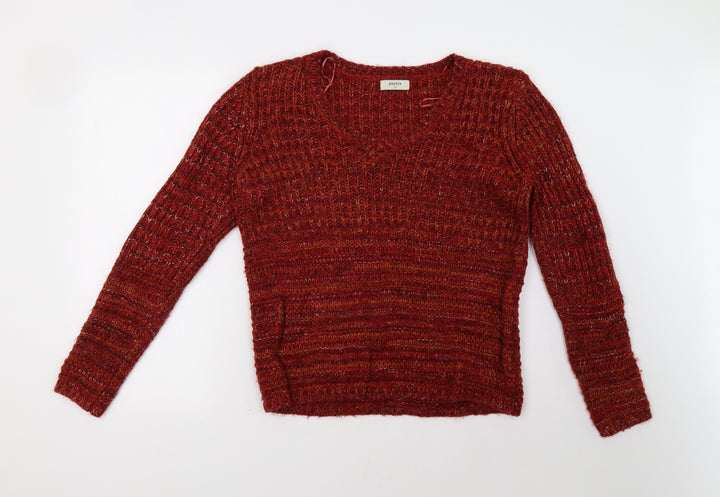 Matalan Womens Red Pullover Sweatshirt Size M