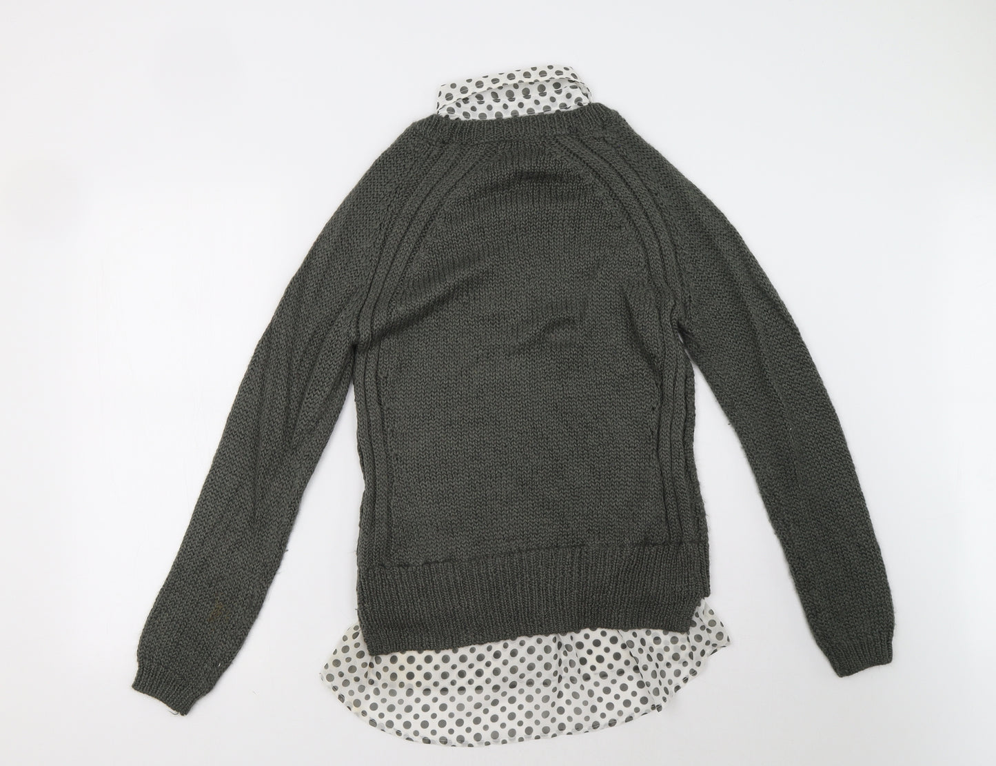 NEXT Womens Green   Pullover Sweatshirt Size 12