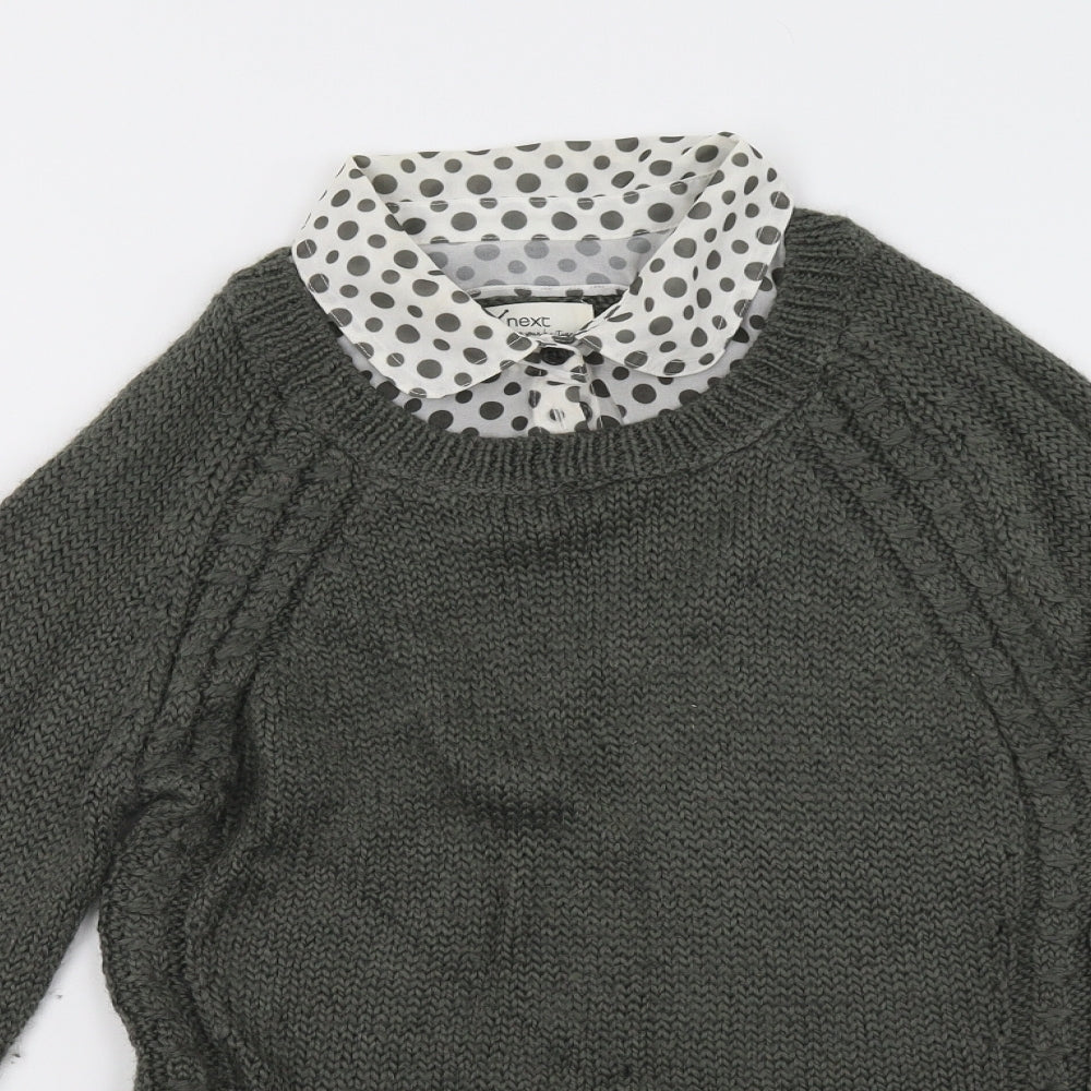 NEXT Womens Green   Pullover Sweatshirt Size 12