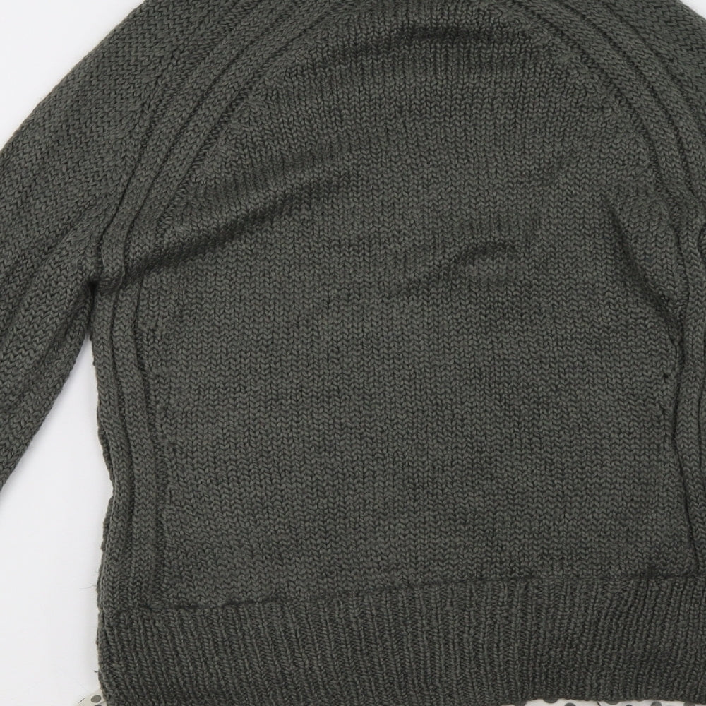 NEXT Womens Green   Pullover Sweatshirt Size 12