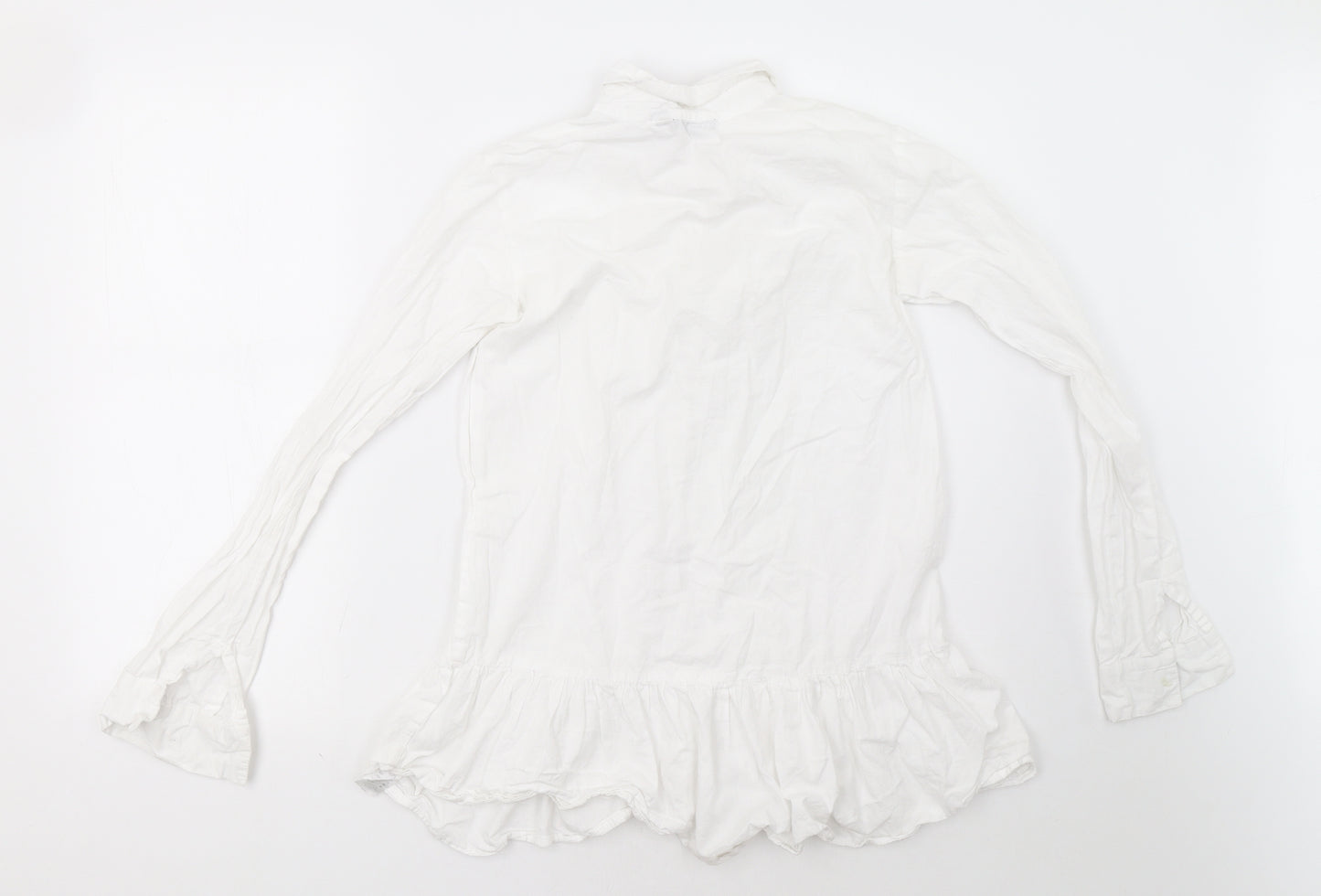 I SAW IT FIRST Womens White   Basic Button-Up Size 4