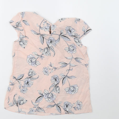 Dorothy Perkins Womens Pink Floral  Basic Tank Size 10