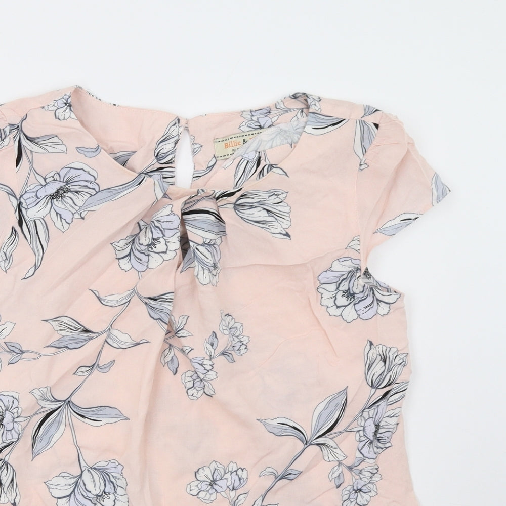 Dorothy Perkins Womens Pink Floral  Basic Tank Size 10