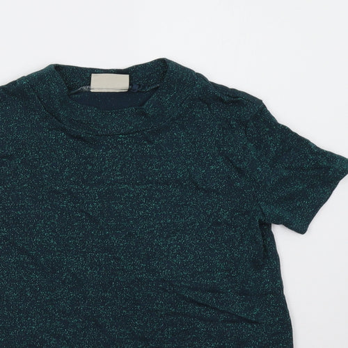 nexzt Girls Green   Basic T-Shirt Size 11 Years