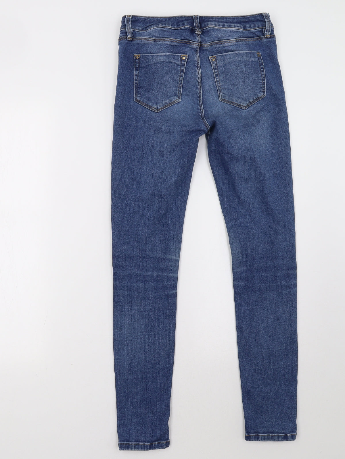 Warehouse Womens Blue  Denim Skinny Jeans Size 12 L30 in