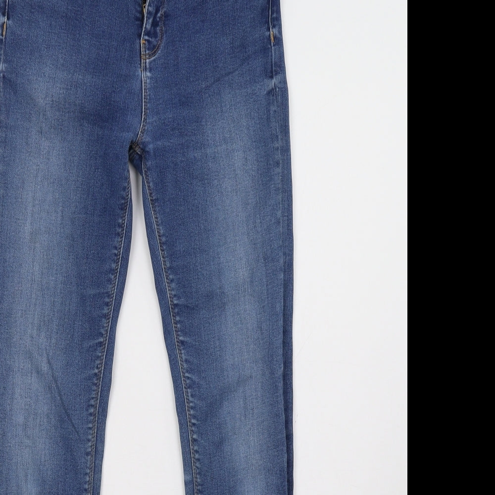 Warehouse Womens Blue  Denim Skinny Jeans Size 12 L30 in