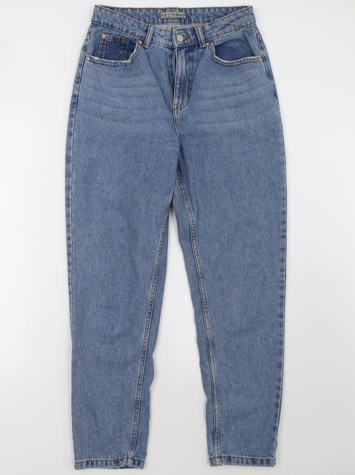 Primark Womens Blue   Mom Jeans Size 10